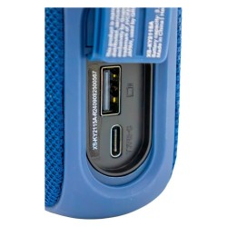JVC audio portable bluetooth de 5W con luz ambiental resistente al agua azul - XS-KY2115A