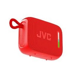 JVC audio portable bluetooth de 5W con luz ambiental resistente al agua rojo - XS-XS-KY2115R