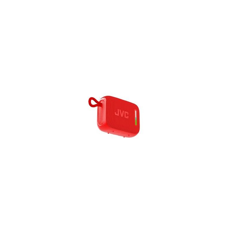 JVC audio portable bluetooth de 5W con luz ambiental resistente al agua rojo - XS-XS-KY2115R