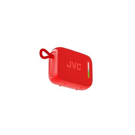 JVC audio portable bluetooth de 5W con luz ambiental resistente al agua rojo - XS-XS-KY2115R