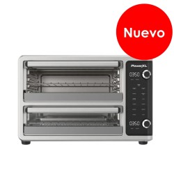 Power XL Doble horno y freidora Aire SMARTSYNX™, TO67D5-1SPLA