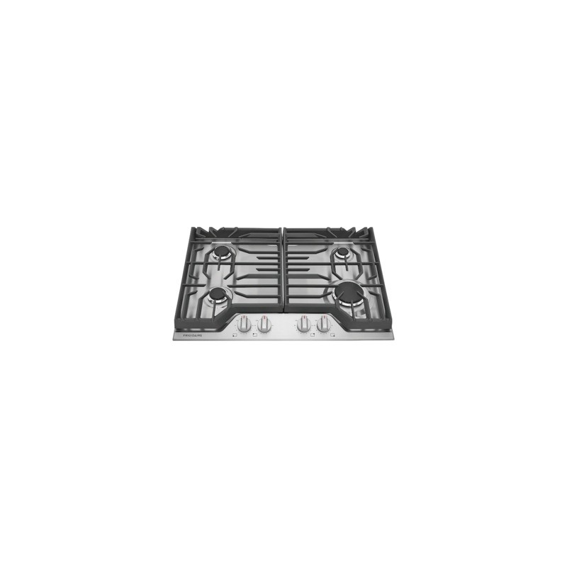 Frigidaire plantilla de gas 30 empotrable 4 quemadores FCCG3027AS