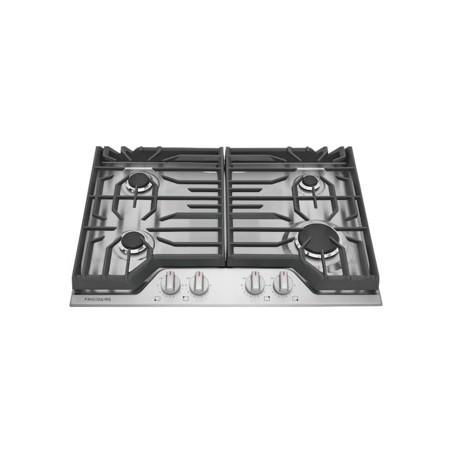 Frigidaire plantilla de gas 30 empotrable 4 quemadores FCCG3027AS