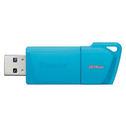 Kingston memoria exodia turquesa 64GB usb 3.2 KC-U2L64-7LB