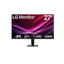 LG Monitor IPS Full HD de 27" con 120Hz y diseño sin bordes - 27U411B