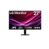 LG Monitor IPS Full HD de 27" con 120Hz y diseño sin bordes - 27U411B
