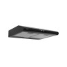 Midea Extractor Campana de pared de 24" Negro MJUD24S3GB