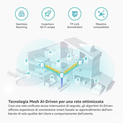 TP-link AX3000 Whole Home Mesh Wi-Fi 6 System-Deco X50(2-pack)