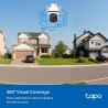 TP-link camara de vigilancia Wi-Fi para exteriores con vision nocturna a color y detección IA Avanzada - Tapo C520WS