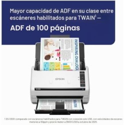 Epson escaner de escritorio DS-530X A4 - B11B286201