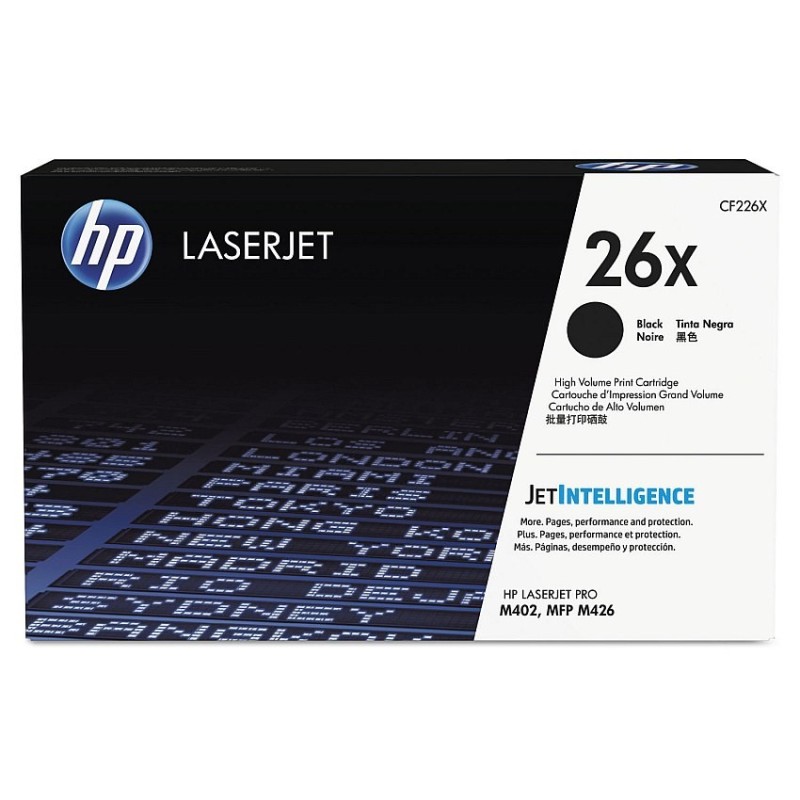 HP toner negro 9000 pgs 26X CF226X