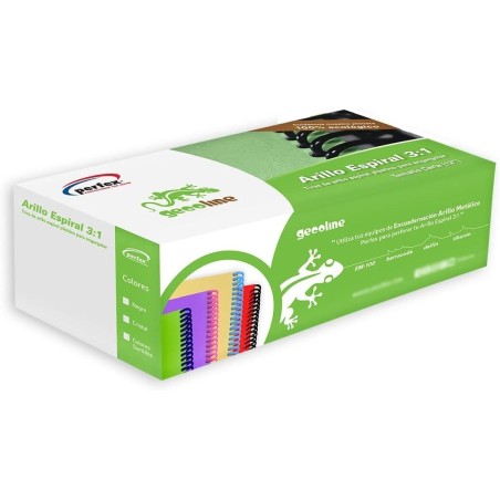 Perfex arillo espiral muticolor paso 3:1 10 mm (P/80 hjs 90 und) 111111031M