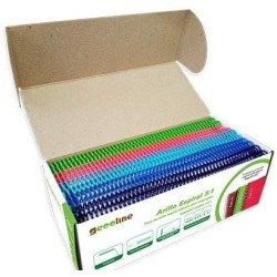 Perfex arillo espiral muticolor paso 3:1 10 mm (P/80 hjs 90 und) 111111031M