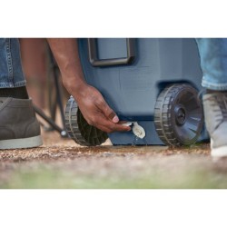 COLEMAN HIELERA 100QT GRAY RUED. 2187695
