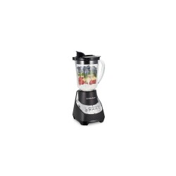 Hamilton Beach licuadora con jarra de vidrio negra 53530FG
