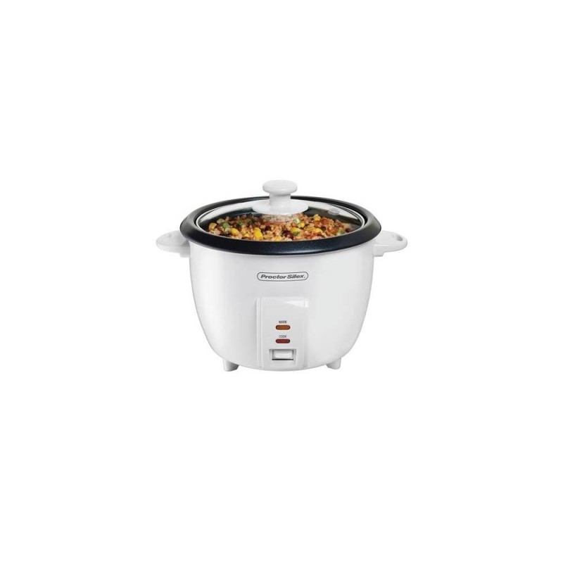 Proctor Silex olla arrocera 10 tazas con tapa de vidrio 37533MN