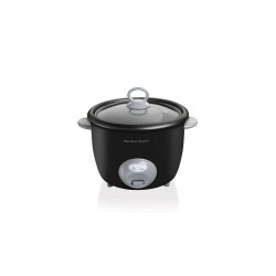 Hamilton Beach olla arrocera 20 tazas negra con tapa de vidrio 37542