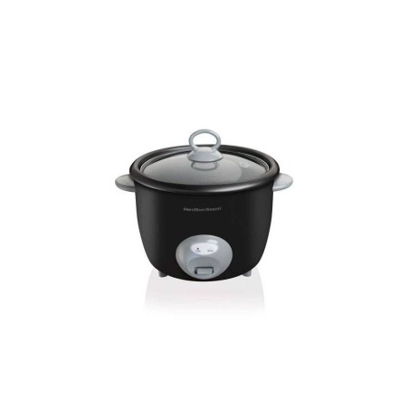 Hamilton Beach olla arrocera 20 tazas negra con tapa de vidrio 37542