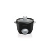 Hamilton Beach olla arrocera 20 tazas negra con tapa de vidrio 37542