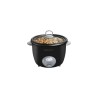 Hamilton Beach olla arrocera 20 tazas negra con tapa de vidrio 37542