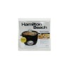 Hamilton Beach olla arrocera 20 tazas negra con tapa de vidrio 37542