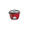 Hamilton Beach olla arrocera 20 tazas roja con tapa de vidrio 37538N
