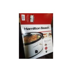 Hamilton Beach olla de cocción lenta 5 qt ovalada 33156RG