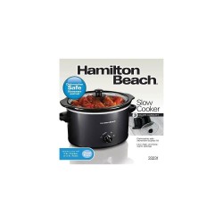 Hamilton Beach olla de cocción lenta 3 qt ovalada 33231