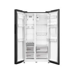 Midea Refrigerador Side by Side Inverter de 20 pies Negro MDRS710FGM28W