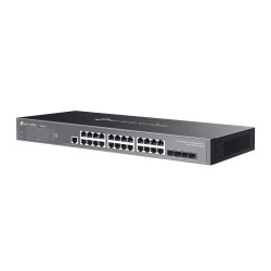 TP-link switch administrado omada jet stream de 24 puertos gigabit L2 con 4 ranuras SFP-SG3428X