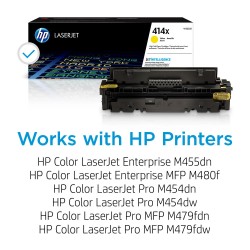 HP toner amarillo HP414X W2022X