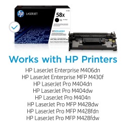 HP toner negro CF258X