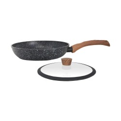 Westinghouse juego de ollas aluminio acabado marmol antiaherente 4 piezas - WCCS008506AMBB