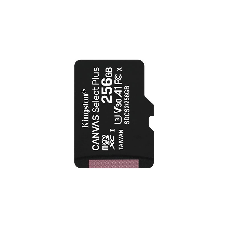 Kingston tarjeta de memoria micro SD canvas c/adaptador (clase 10) SDCS2/256GB