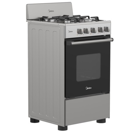 Midea cocina a gas 20 pulgadas 4 quemadores hierro fundido MGS20F0BKAGG-CA