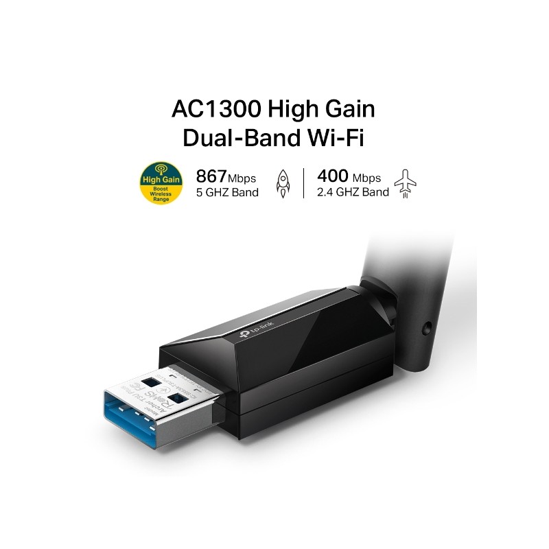 TP-link  adaptadores wireless alta potencia archer T3U plus